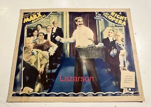 New ListingMARX BROTHERS A NIGHT AT THE OPERA ORIG LOBBY CARD GROUCHO 1935