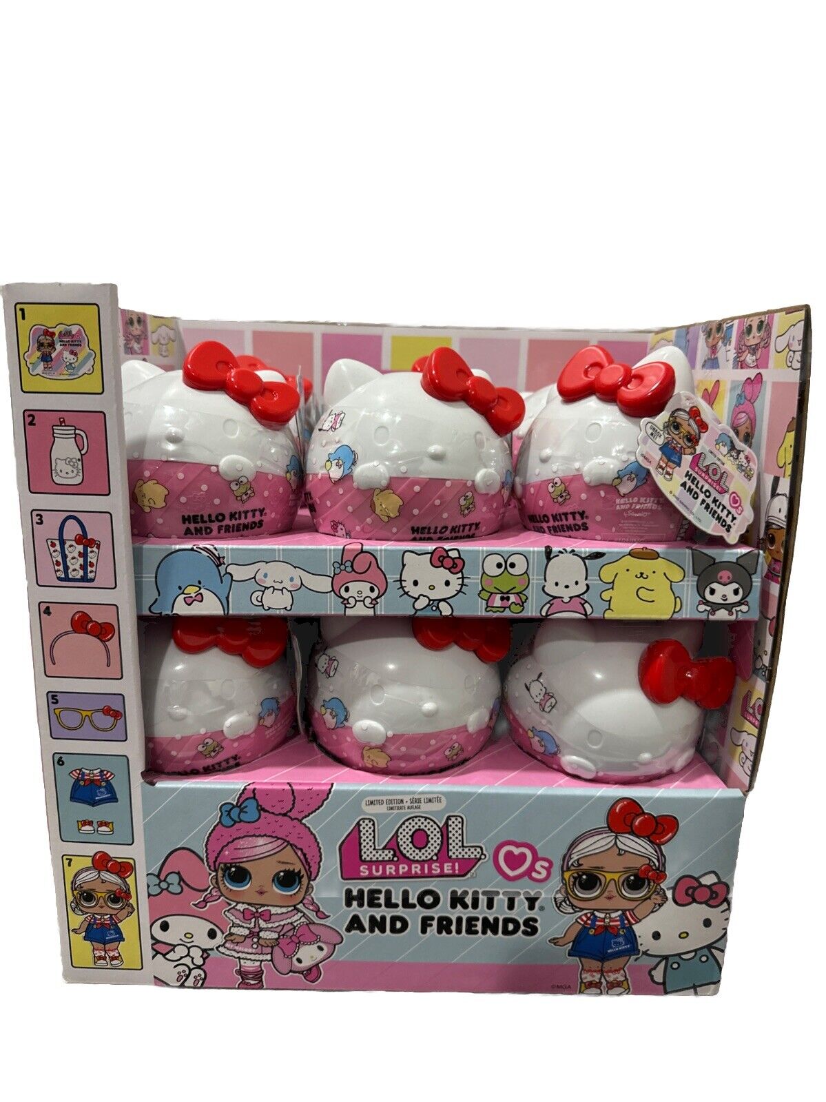 LOL Surprise Loves Hello Kitty And Friends Doll Capsule 12 Ball With Display Box