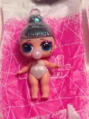 LOL SURPRISE, WINTER DISCO GLITTER GLOBES,, TINSEL,, RARE,, GLOBE NOT INCLUDED