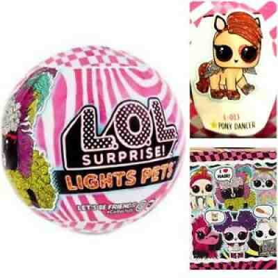 LOL Surprise PONY DANCER LIGHTS SEALED RESEALED ball RARE piano king pet doll