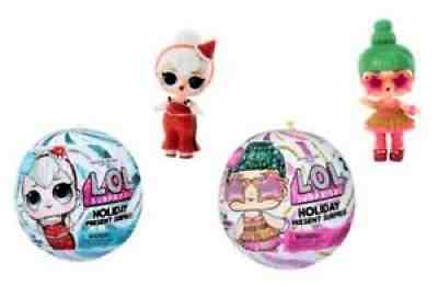 LOL Surprise Supreme Holiday Present Surprise SLEIGH BABE & TINSEL Lot Doll Set