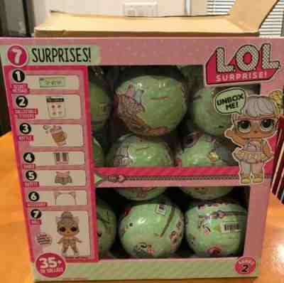 LOL SURPRISE! SERIES 2 WAVE 1, 1- FULL BOX OF 18 BALLS REAL! ORIGINAL RELEASE!!