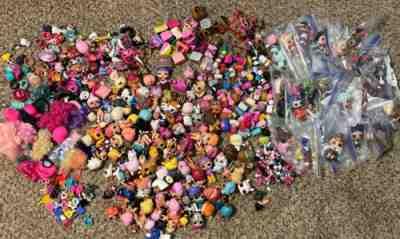 LOL Surprise Huge Lot Dolls Pets And More Bottles Wigs Clothes