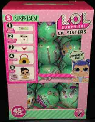 AUTHENTIC LOL SURPRISE L.O.L. LIL SISTERS SERIES 2 WAVE 2 LOT OF 24 BRAND NEW