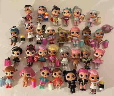 Used Lot of 40 LOL Surprise Dolls & 20 Pets and Various Accessories