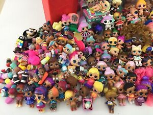 HUGE LOT 38 lbs LOL OMG Surprise Fashion Dolls Lil Sisters MGA Toys Accessories
