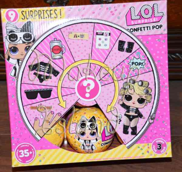 NEW LOL Surprise CONFETTI POP Series 3 Wave 2 Full Case of 18 Big Sister Dolls