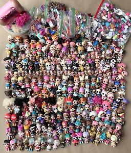 Lot of 245+ Lol Surprise Doll OMG Pets Mini Accessories Clothes Bottles