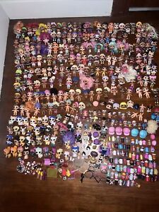 Huge Lot of LOL Surprise Dolls Over 270+ Dolls, Babies & Pets Plus Accessories