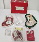 Longaberger 2014 Tree Trimming Little Stocking in Box Liner Prot Lid Tie On NOS