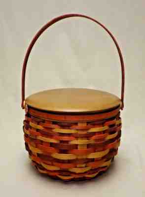 Longaberger 2006 Prototype Pumpkin Basket Signed Jerry Longaberger One of a Kind