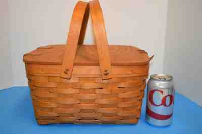 Longaberger Grandma Bonnie’s 2 Pie Basket Carrier 1994 12”x12