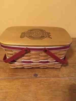 2009 Longaberger Collegiate Series Ohio State Basket with Lid