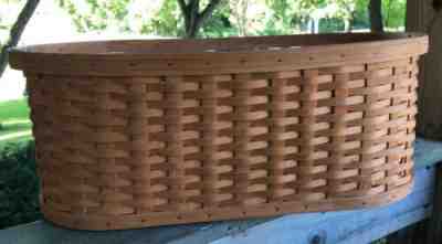 Longaberger 2001 Large Work Load Classic Basket Protector Oval 24