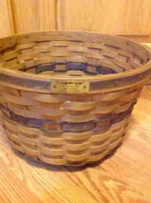 Longaberger RARE 1985 Apple Basket JW Collectible - EUC