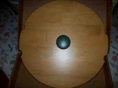 Longaberger Holiday Hostess Woodcrafts Lid for the Pinecone Basket w/ Green Knob