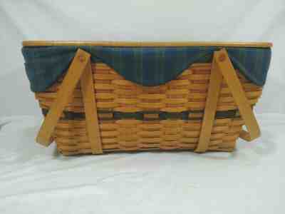  Longaberger Collectors Club 1999 Collectors Edition Large Family Picnic Basket