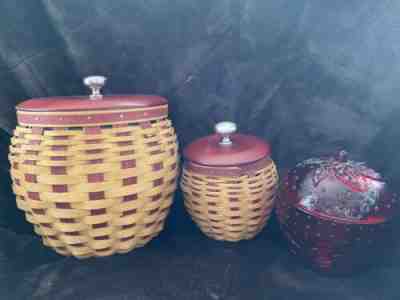 Hotsell Longaberger Strawberry Basket & Jam Jar