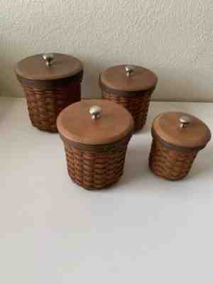 LONGABERGER CANISTER BASKET SET - SET OF 4