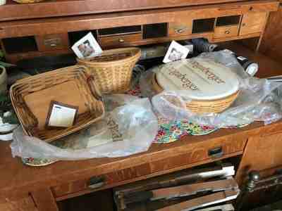 LONGABERGER LOT of 11 baskets as listed below