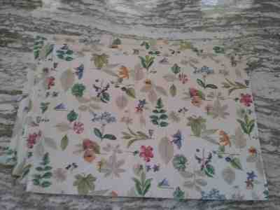 Longaberger Set of FOUR Botanical Fields Placemats MINT FREE SHIPPING!