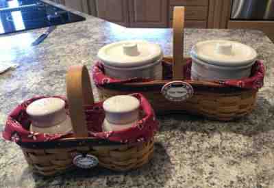 Longaberger 2000 Century Baskets: Shaker Taker + Barbecue Basket Sets