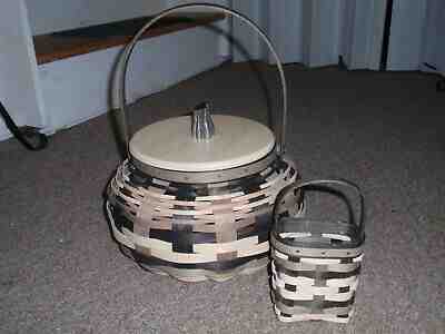 Longaberger 2020 Large Pumpkin Set and Little Halloween Basket Set. NEW!!