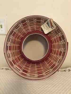 Longaberger HOH Pink And WW Wreath Basket