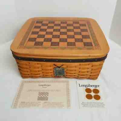 Longaberger Father's Day Checkerboard Basket Lid AVAIL 2 MNTHS ONLY*FAMILY FUN