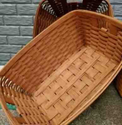 RARE1989 Longaberger XLarge Laundry Basket Approximately 24" X 18" X 10" Tall.