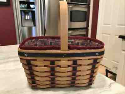 Protector Details about   LONGABERGER Proudly AMERICAN CRACKER Basket,Proudly American Liner