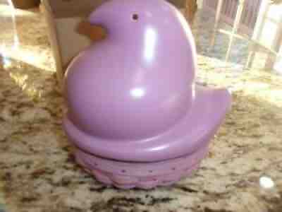 LONGABERGER RARE LAVENDER PURPLE PEEP FULL SIZE WITH PROTECTOR POTTERY