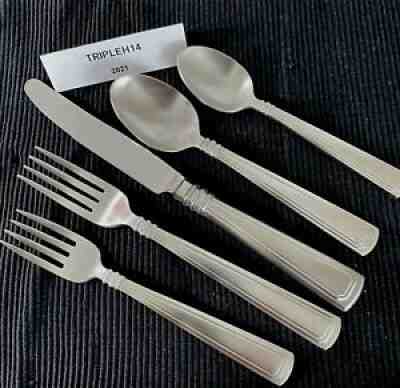 LONGABERGER BASKETS 5 USA WT STAINLESS FLATWARE 5 PIECE PLACE SETTINGS MIB