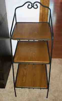 LOT 123: Longaberger Wrought Iron 3 Tier Shelf