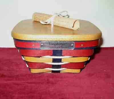 Longaberger 2017 Inaugural Basket W/Cover 2017 Trump Inaugural Basket