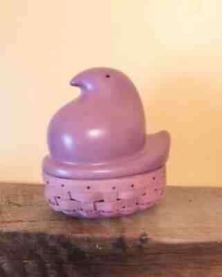 LONGABERGER RARE LAVENDER PURPLE PEEP FULL SIZE with Basket Nest & Tags