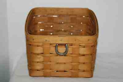 Longaberger Sort & Store Rich Brown Large Desktop Basket, Prot