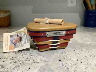 LONGABERGER 2017 INAUGURAL BASKET W/LID DONALD TRUMP RARE - AVAIL 1 MO ONLY!