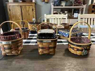 Longaberger Inaugural Series Complete Basket Sets Plus Duplicates 1989-2017