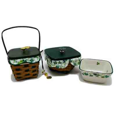 Lucky twist fashion basket and dish by Longaberger 2006