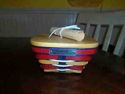 LONGABERGER 2017 INAUGURAL BASKET W/LID DONALD TRUMP RARE - AVAIL 1 MO ONLY!