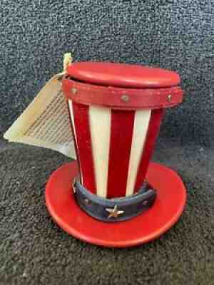 LONGABERGER MINIATURE UNCLE SAM'S HAT BASKET, 2013, COLLECTORS CLUB, MINI, NEW