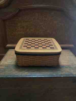 2001 Longaberger Fatherâ??s Day Chess/Checkers Tic Tac Toe Baskets with everything