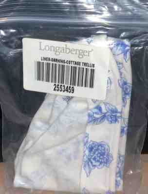 Longaberger Basket Liner Cottage Trellis Darning Plus 7 more for mr-and-mrs-t