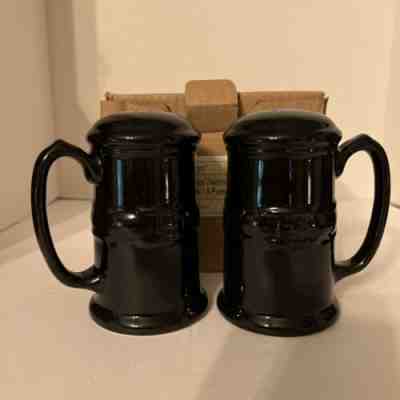 Longaberger Stovetop Salt & Pepper Shakers - Ebony