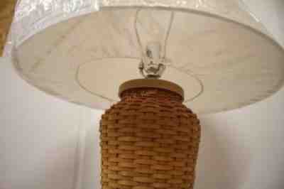 Longaberger 2005 Hostess Woven Table Lamp & Shade RARE NEW IN BOX NEVER OPENED