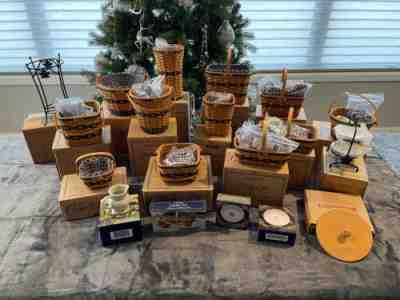 JW LONGABERGER RETIRED COLLECTION OF ALL 12 MINITURE BASKETS. BIN Ships Free