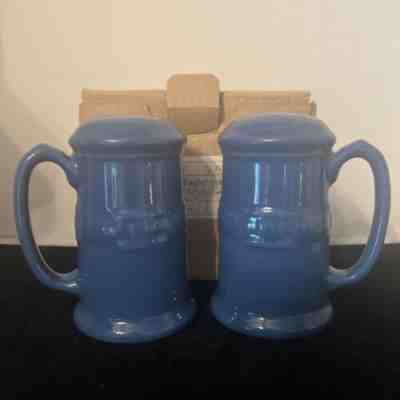 Longaberger Stovetop Salt & Pepper Shakers - Cornflower- NIB