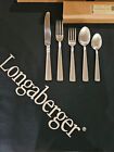 Longaberger Flatware 5 Piece Setting Beautiful Toleware Style NIB