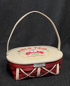 Longaberger Field Trip Collectors Club Homestead Gathering Barn Basket RARE, New